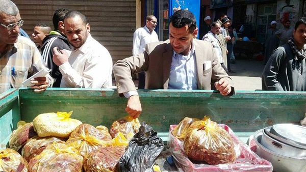ضبط 100 كجم لحوم