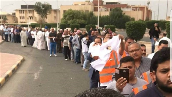 جانب من التوافد