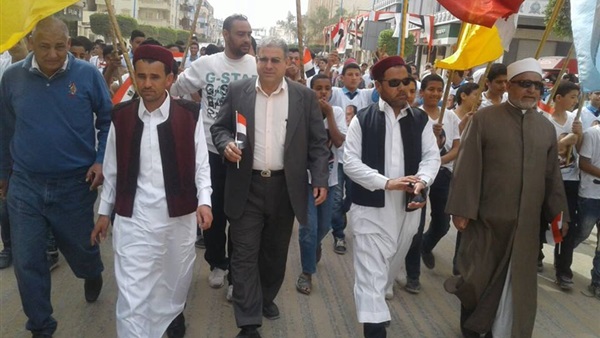 مسيرة بمطروح لدعم