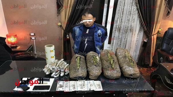 المتهم والمضبوطات