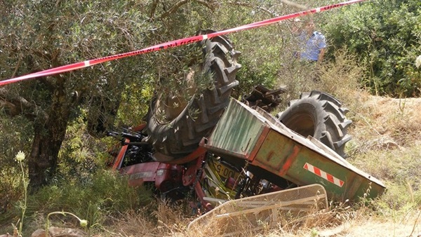 حادث جرار زراعي