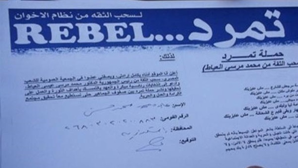 دعوى حظر حركة تمرد