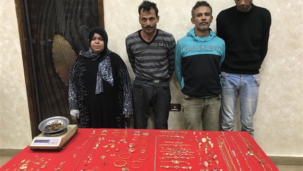 العصابة بالمضبوطات