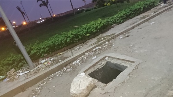 سرقة غطاء بالوعة