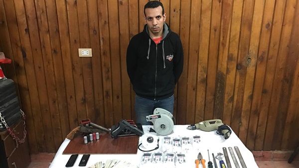 المتهم أثناء القبض