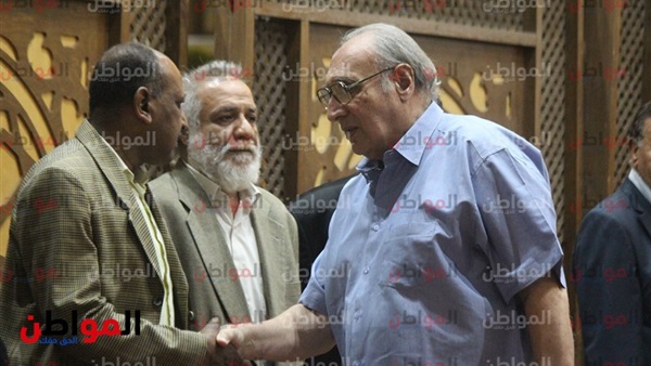 جانب من توافد الفنانين