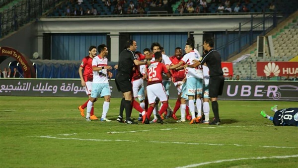 لقطة من المباراة