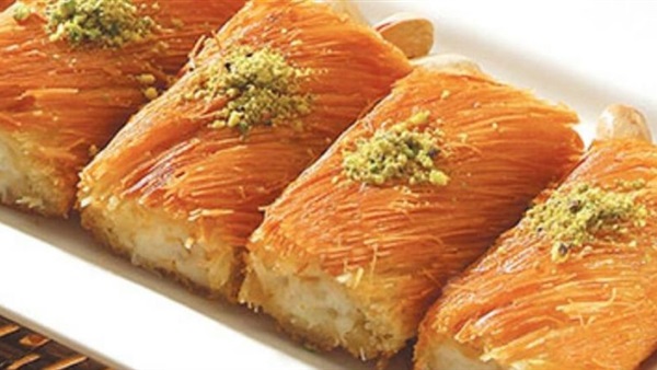 كنافة مبرومة بالقشطة