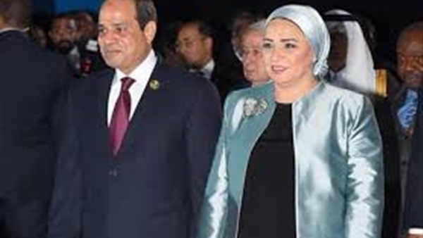 السيسي وانتصار 