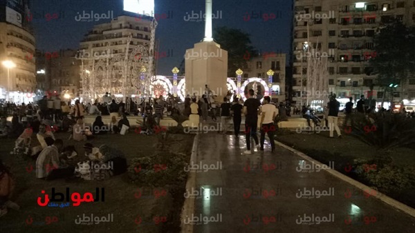 سهر داخل ميدان التحرير