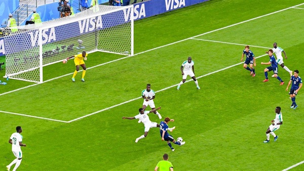 جانب من مباراة اليابان