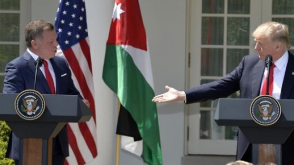 ترامب والعاهل الاردني