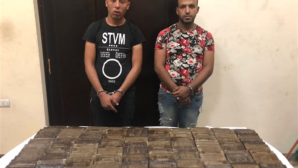 المتهمين بالمضبوطات