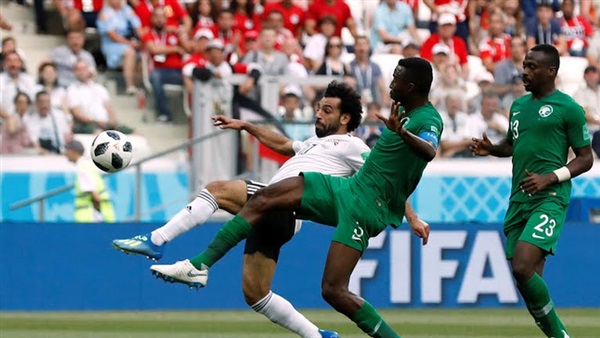 محمد صلاح أمام السعودية