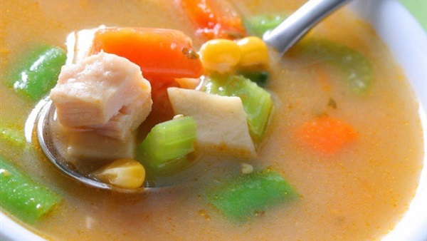 شوربة الدجاج الصحية