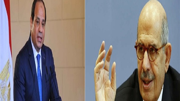 البرادعي والسيسي