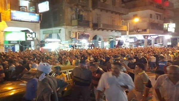 مظاهرة حسام حسن