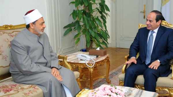 السيسي وشيخ الازهر