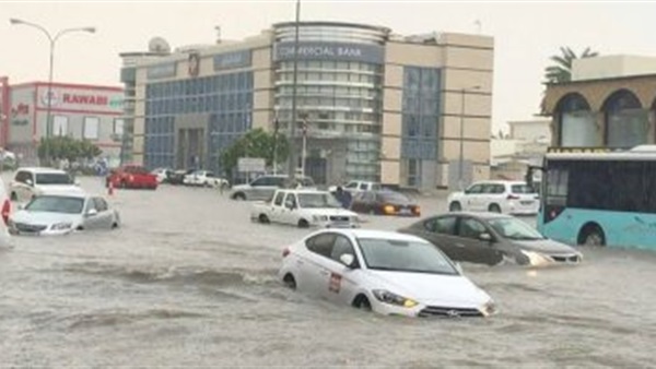 الدوحة تغرق فى الأمطار