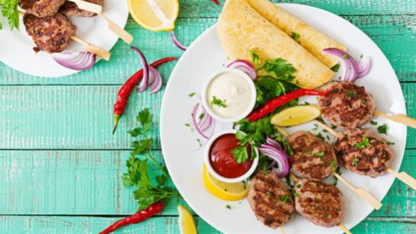 كفتة منخفضة السعرات.