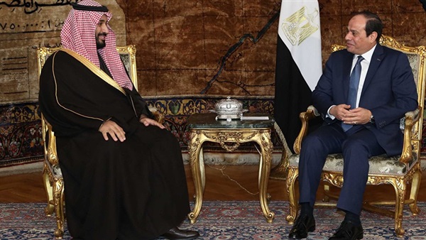 السيسي مع ولى العهد