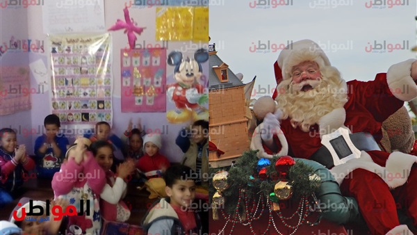 بابا نويل يصدم أطفال