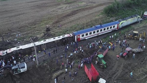 حادث قطار في تركيا