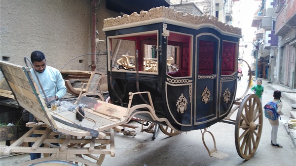صناعة الحنطور بطنطا