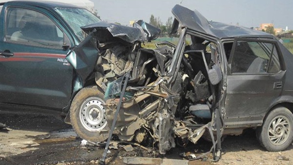حادث تصادم بطريق
