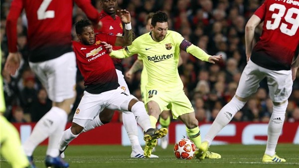 مباراة برشلونة ومانشستر