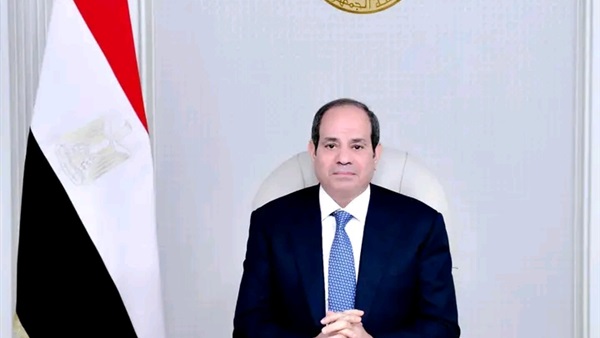 الرئيس السيسي يلقي