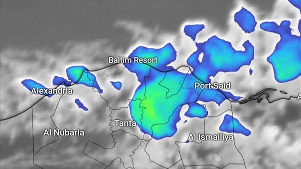 أمطار رعدية في الإسكندرية