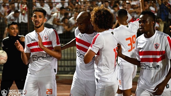 فرحه لاعبي الزمالك