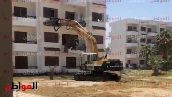 جانب من عمليات الهدم