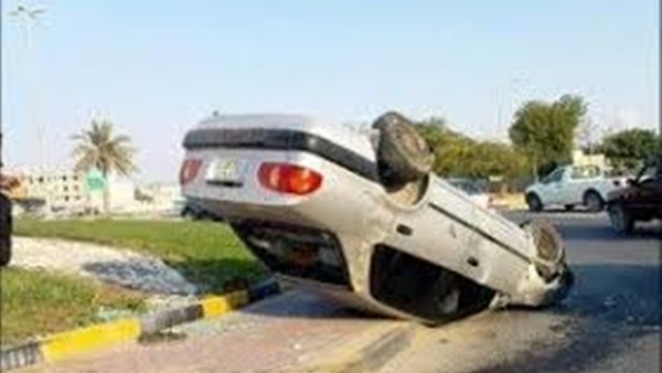 إنقلاب سيارة