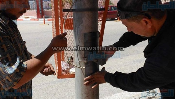 إصلاح أعمدة الإنارة