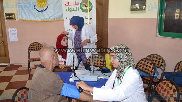 قافله طبية بغيط العنب