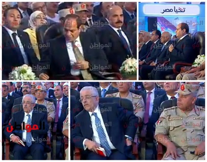 السيسي في افتتاح